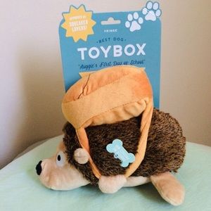 Fringe Studio Back to School Hedgehog-Plsh Dogtoy